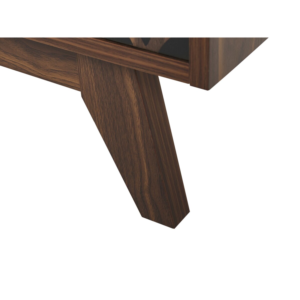 Szafka RTV ciemne drewno PRESCOT