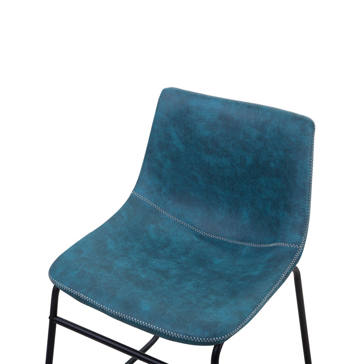 Zestaw 2 krzeseł do jadalni niebieski BATAVIA