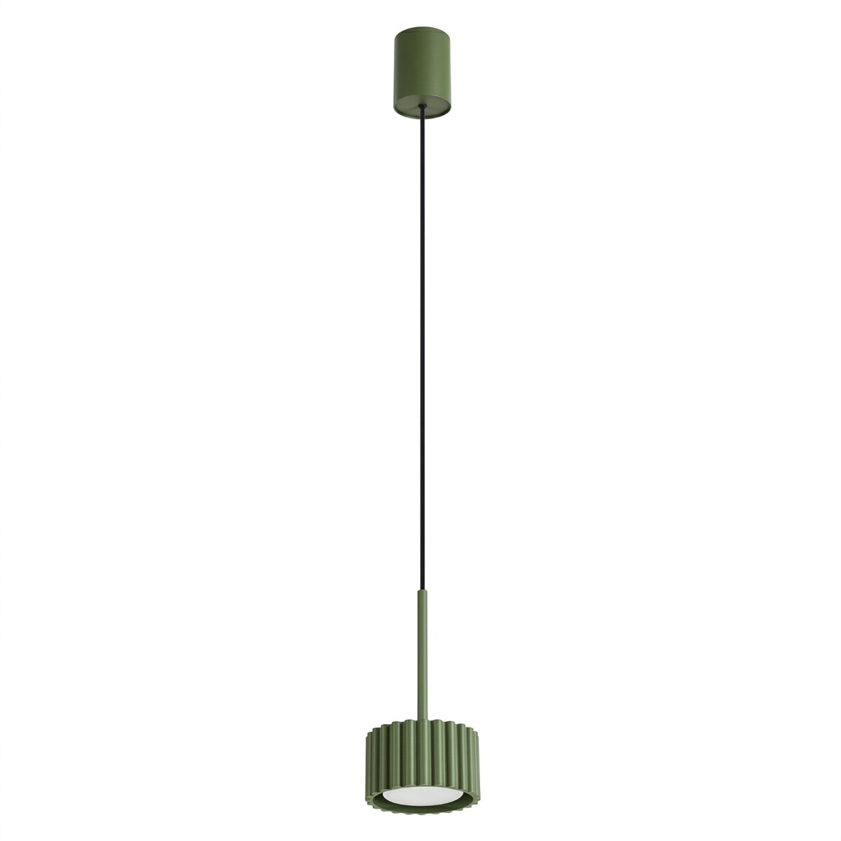 Lampa wisząca AURA 1 zielona oliwka Gx53