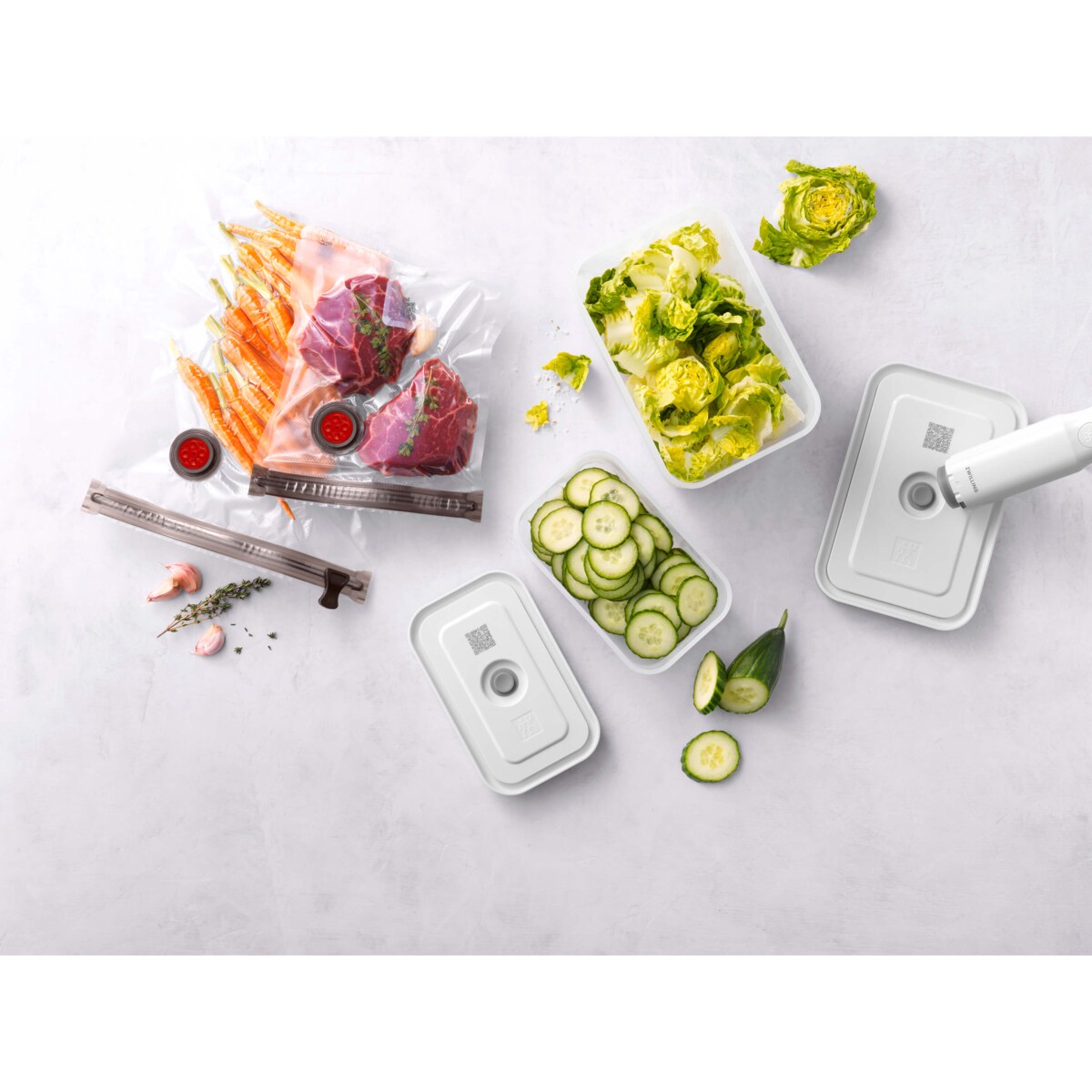 Zestaw startowy szklany M/L Zwilling Fresh & Save