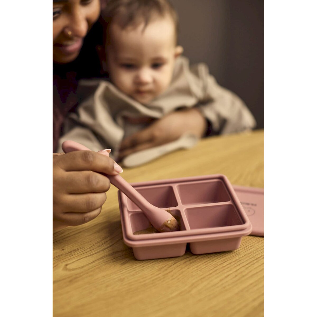 Filibabba Silikonowy pojemnik do mrożenia posiłków 2pack Rose Mix