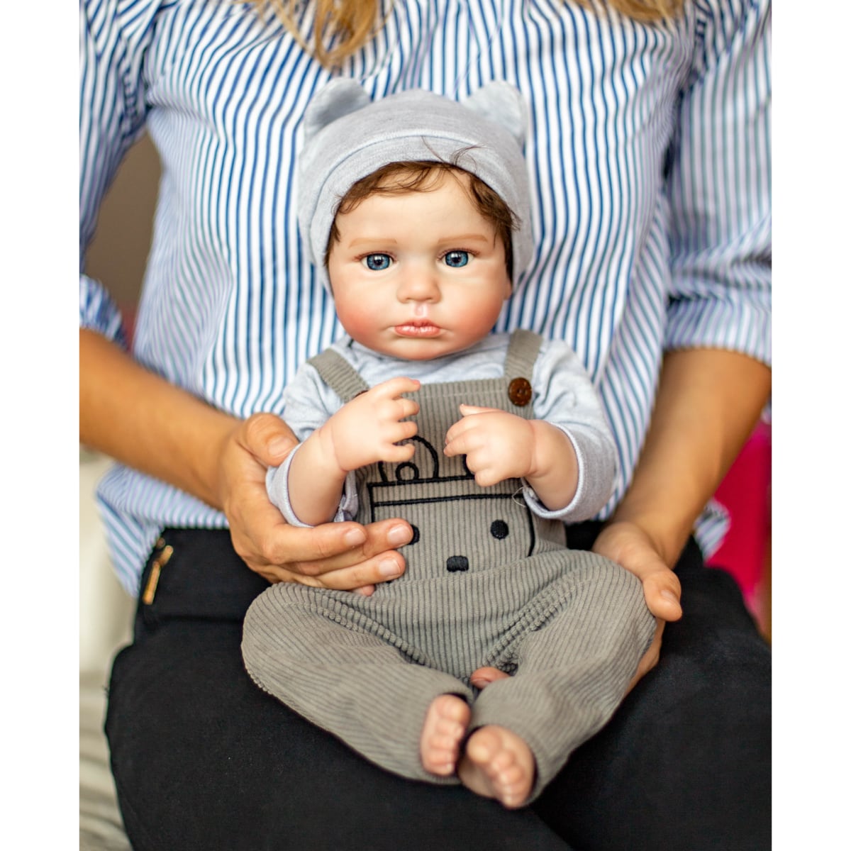 Lalka BOBAS Lalki reborn jak prawdziwe dziecko LALA Chłopak winylowa DOLL