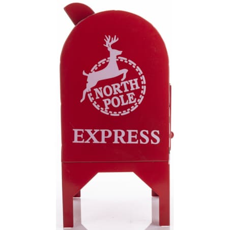 Skrzynka na listy metalowa świąteczna 34x21x16,5 cm