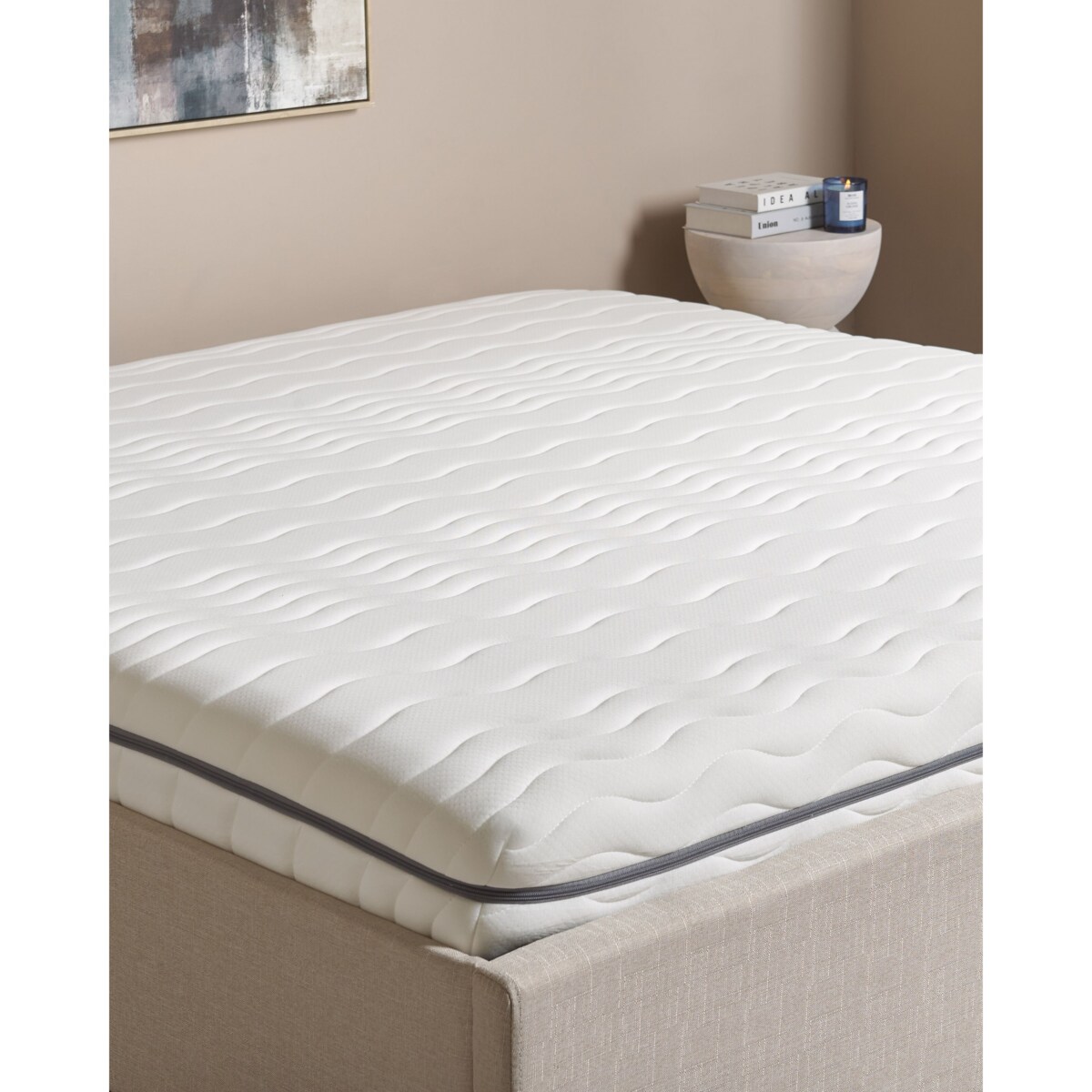 Materac piankowy zdejmowany pokrowiec 160 x 200 cm JOLLY