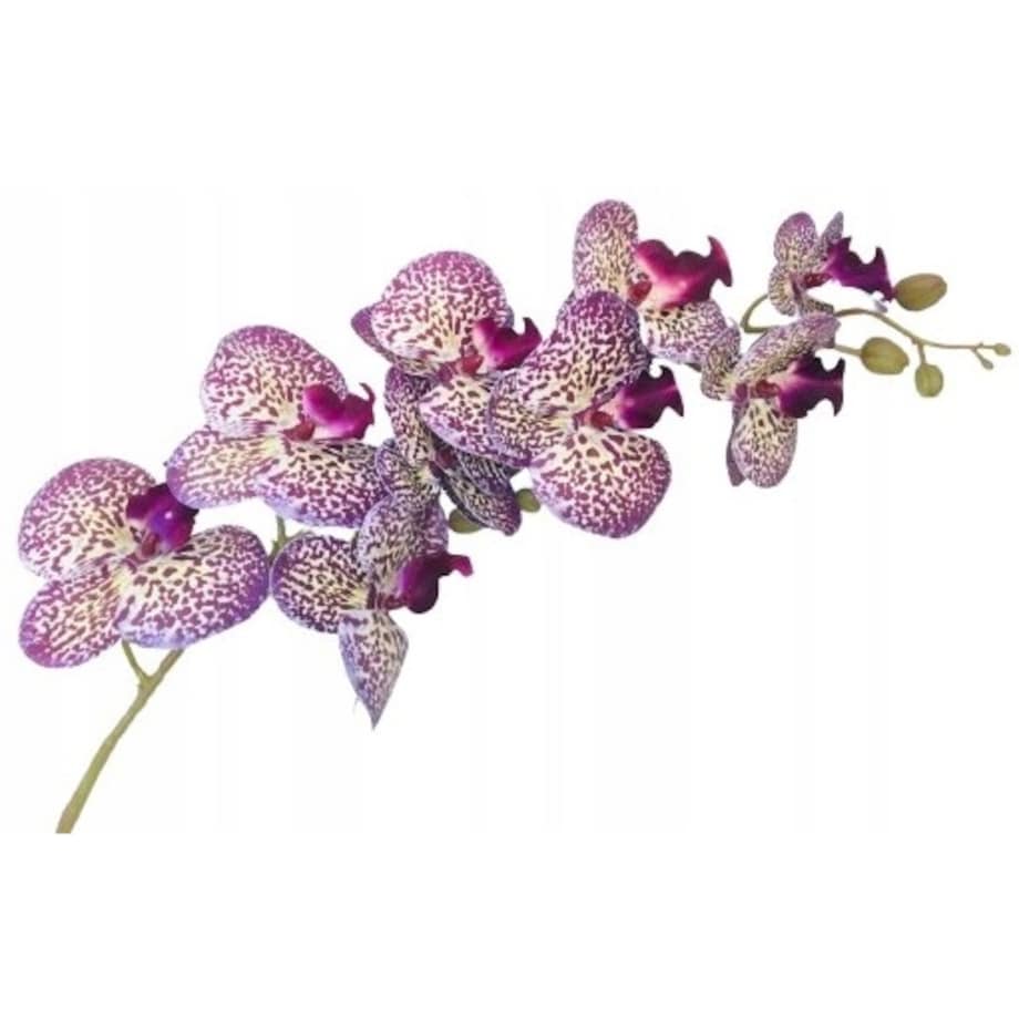 sztuczny storczyk nakrapiany gałązka kwiaty do stroika bukietu święta 97cm