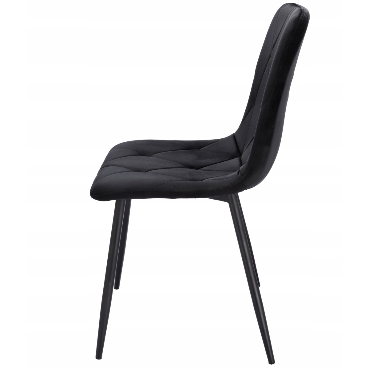 2 X Krzesło Do Jadalni Kuchni Stołu Zestaw Komplet Piado Czarne