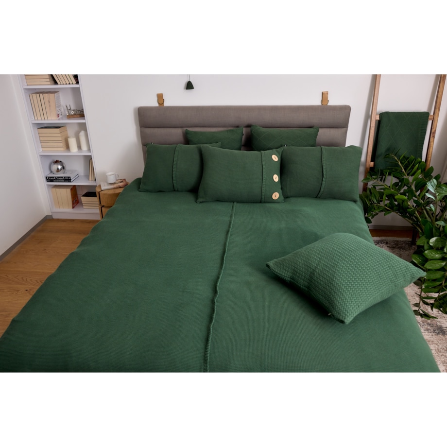 Narzuta klasyczna zielona