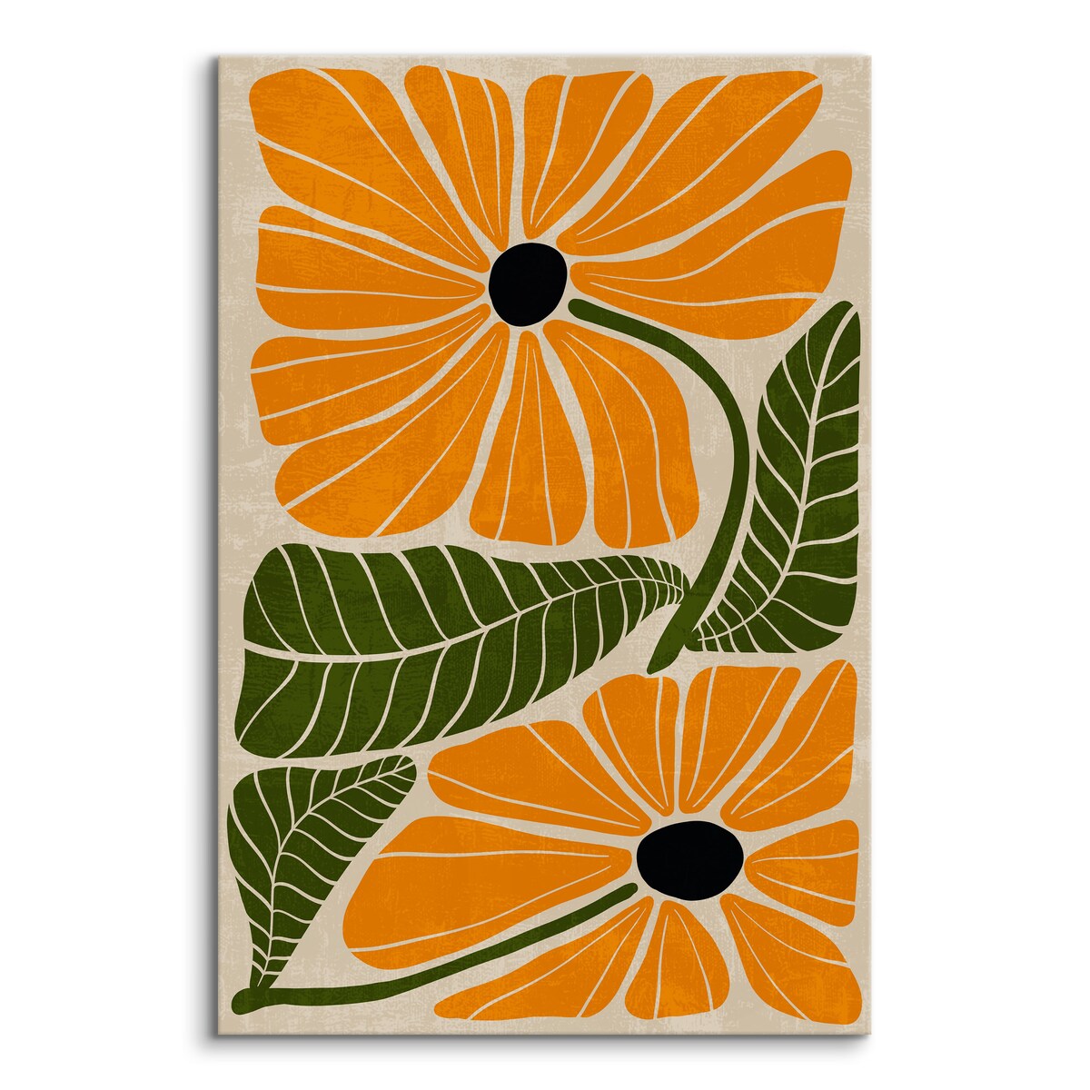 Obraz Pomarańczowe Duże Dalie 30x40cm