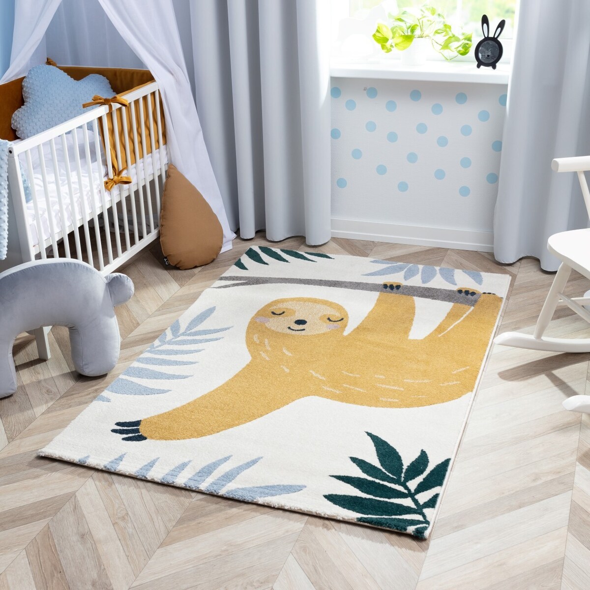 Dywan Happy Sloth 120x170cm, 120x170x1cm