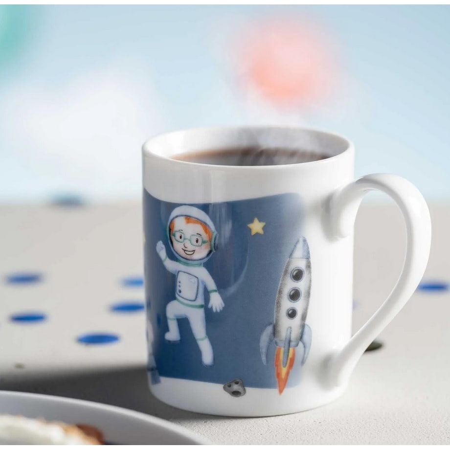 Zestaw 3cz naczyń dla dzieci kosmos BAMBINI AVVENTURA - Leonardo