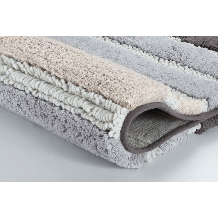 Kleine Wolke Phoenix Ekologiczny Dywanik łazienkowy szary 70x120 cm ECO LIVING