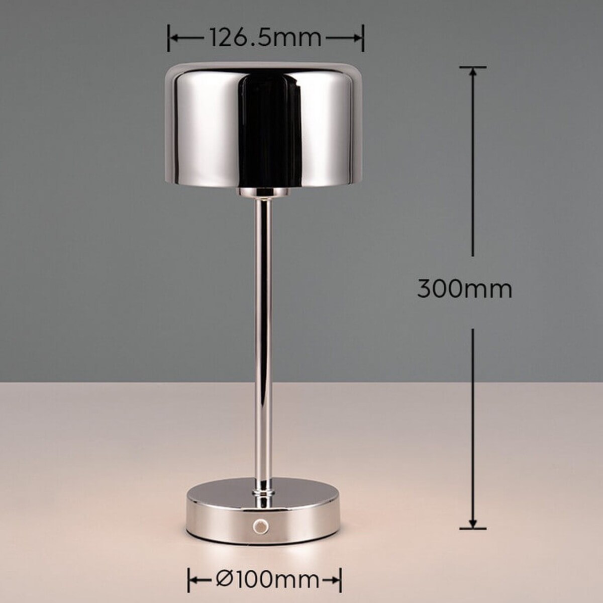 Dotykowa lampka stołowa Jeff R59151106 RL Light LED 1W 3000K srebrny połysk