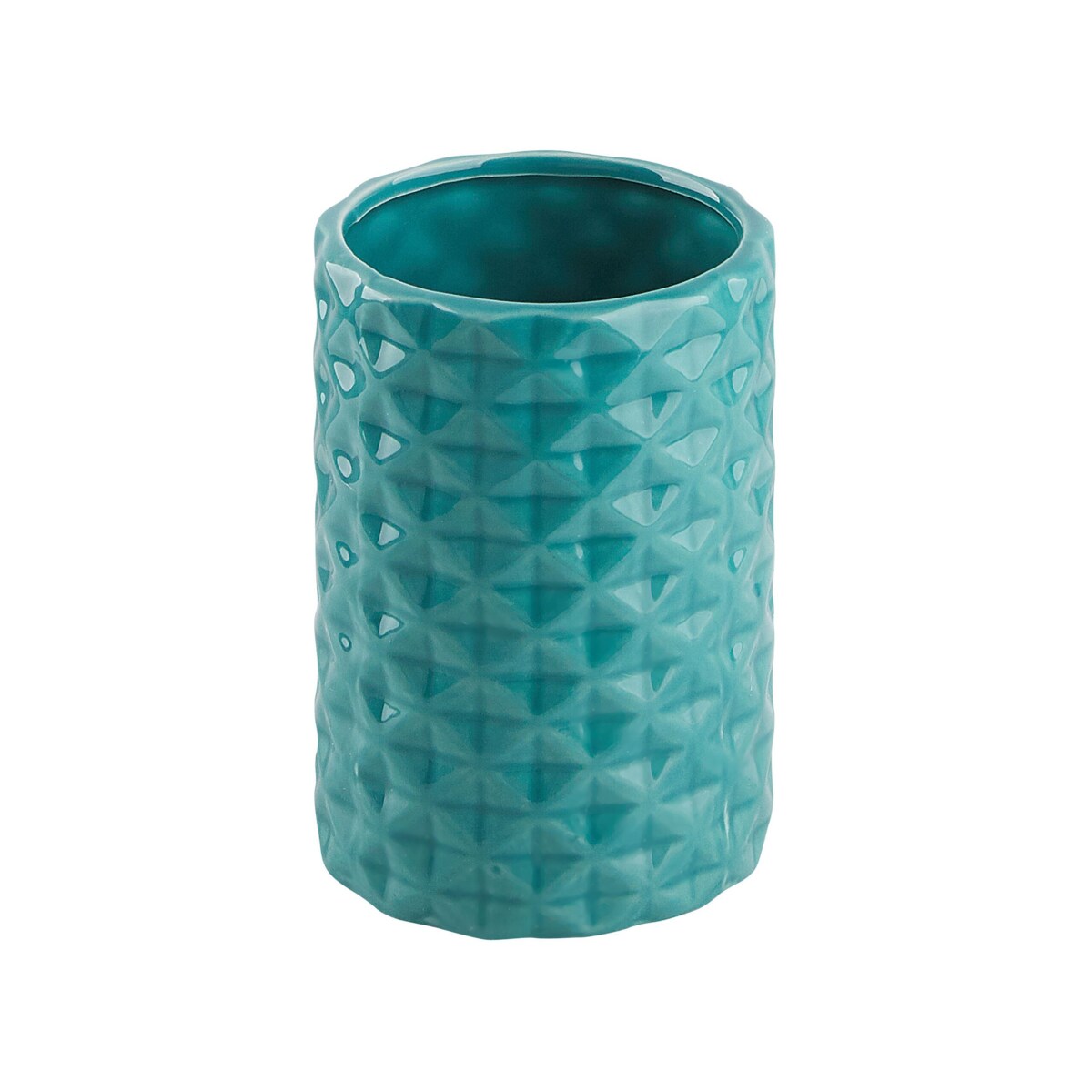 Zestaw akcesoriów łazienkowych 4 elementy GUATIRE Ceramika Turkusowy