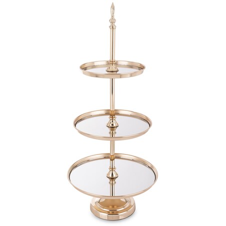 Patera szklana 3-poziomy 70x31x31 cm ALTOPIANO