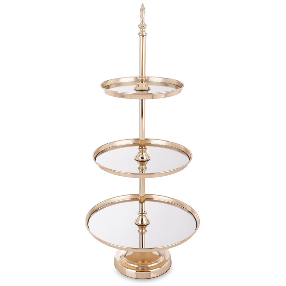 Patera szklana 3-poziomy 70x31x31 cm ALTOPIANO