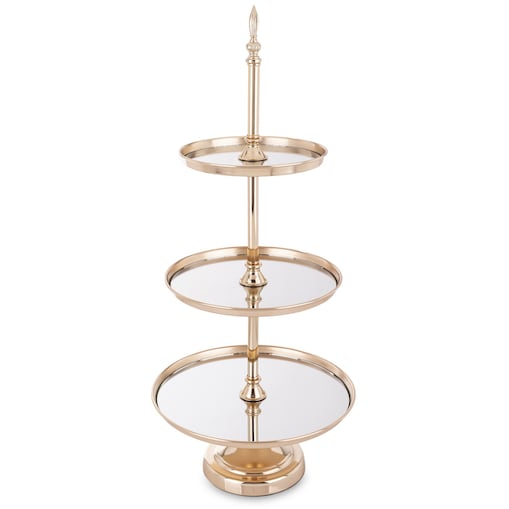 Patera szklana 3-poziomy 70x31x31 cm ALTOPIANO