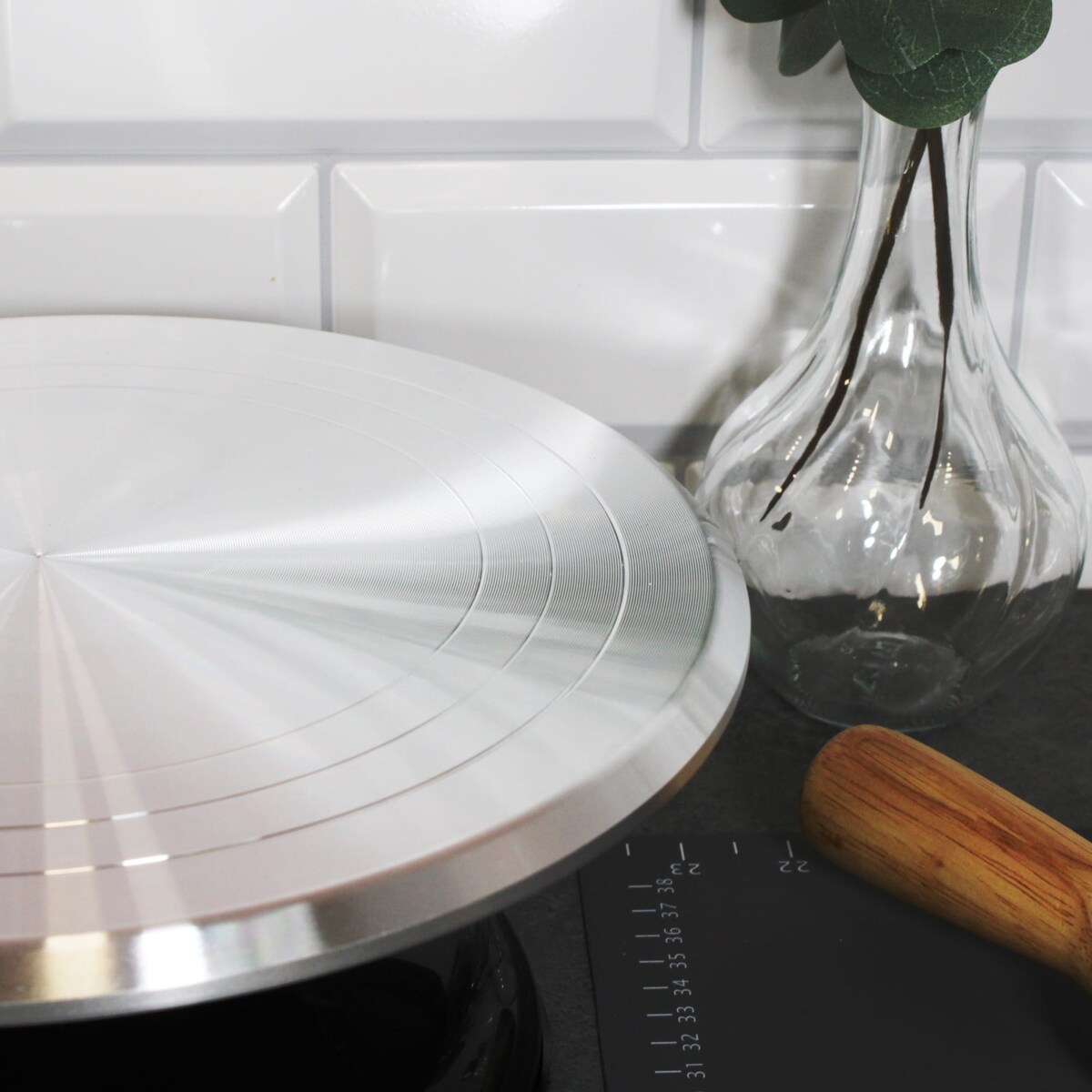 Patera obrotowa do ciast tortu babeczek 25cm BRUNBESTE