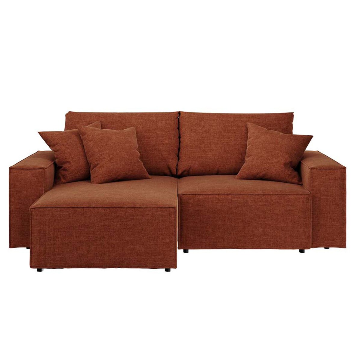 Melow Sofa narożna - pomarańczowa