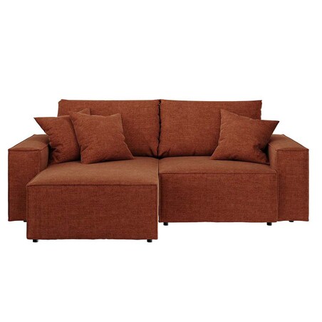 Melow Sofa narożna - pomarańczowa