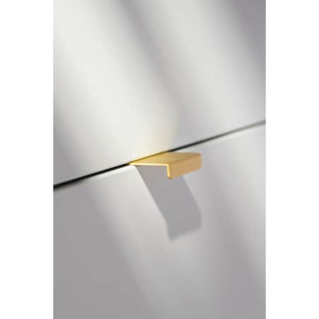 ELSE uchwyt krawędziowy mosiężny szczotkowany nielakierowany