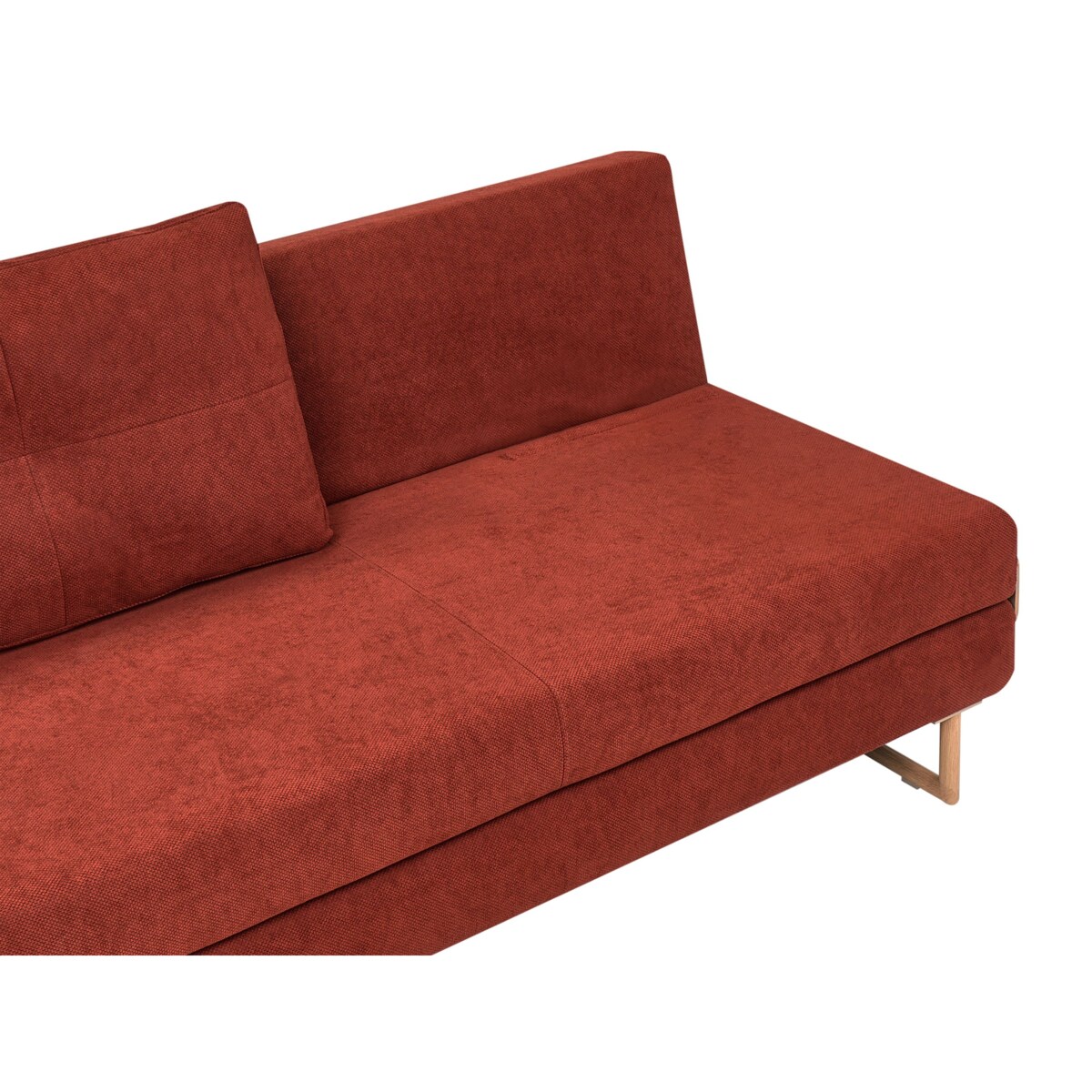 Sofa rozkładana dla 3 osób JERSLEV Czerwony