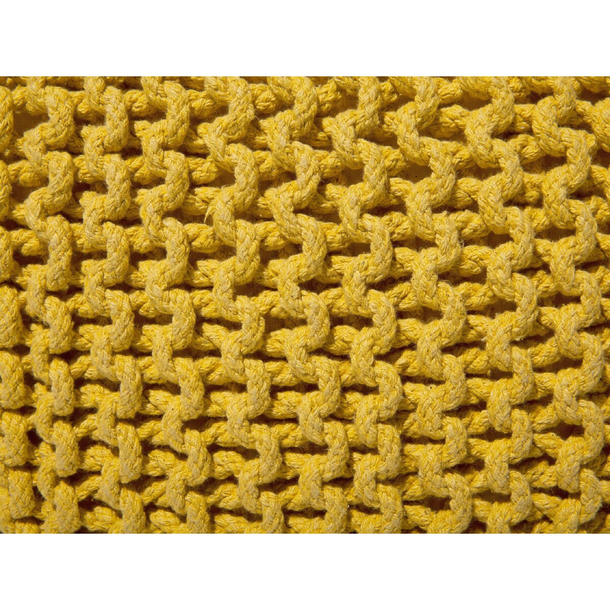 Puf 50 x 31 cm żółty CONRAD