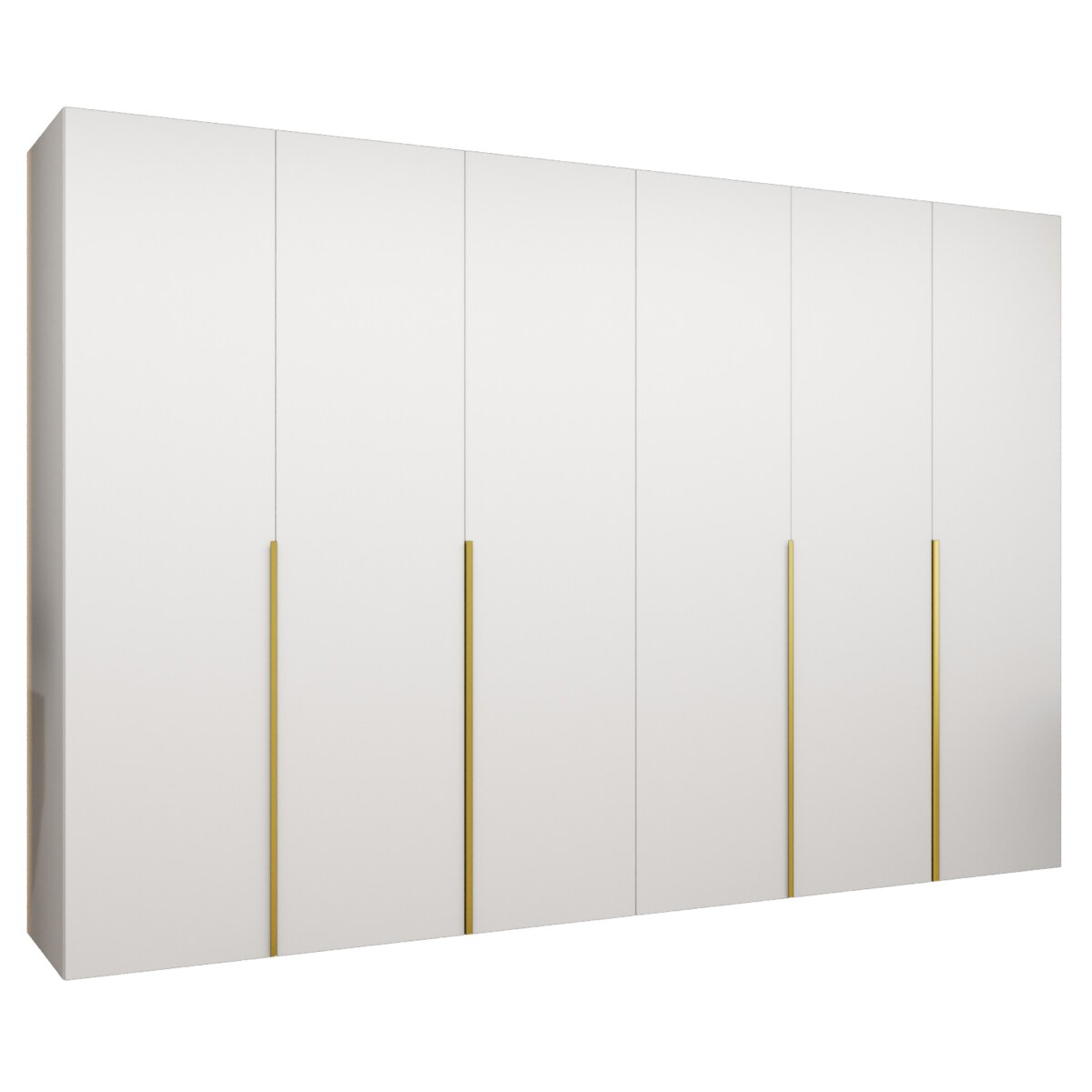 Szafa uchylna otwierana ALICANTE 1 300 wys. 202 cm Biały + u. Złoty