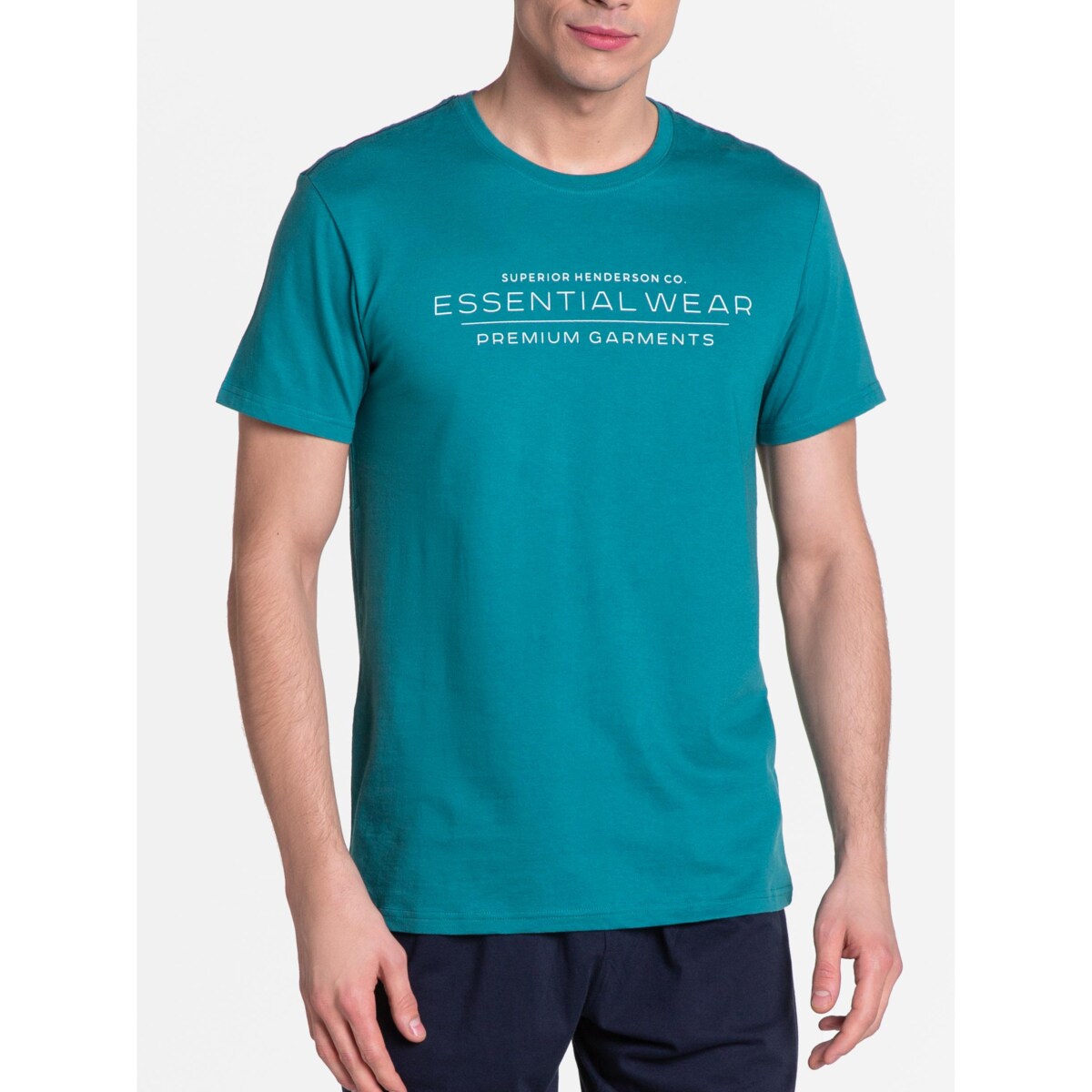 Piżama Deal 38880-77X Zielono-Granatowa Zielono-Granatowy, XXL