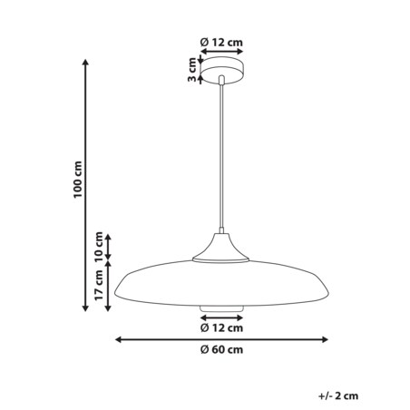 Pleciona lampa wisząca wielokolorowa CUANDO