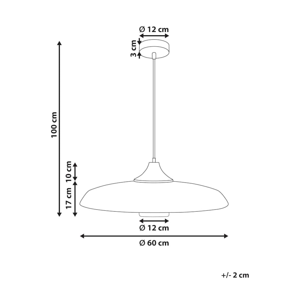 Pleciona lampa wisząca wielokolorowa CUANDO