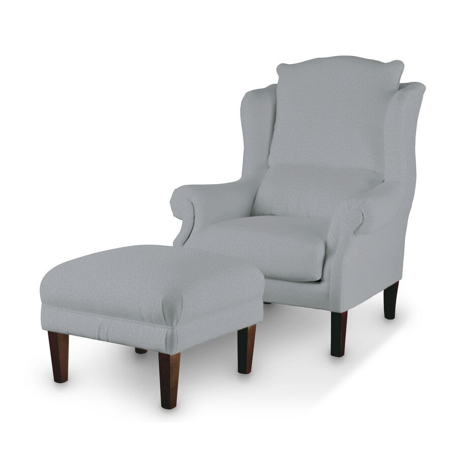 Podnóżek do fotela, szary, 56 x 56 x 40 cm, Amsterdam