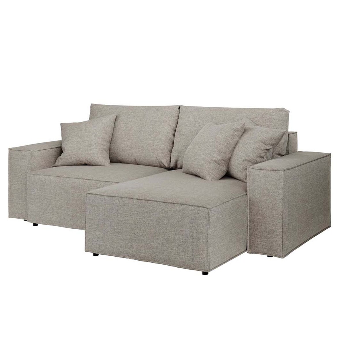 Melow Sofa narożna - jasnoszara
