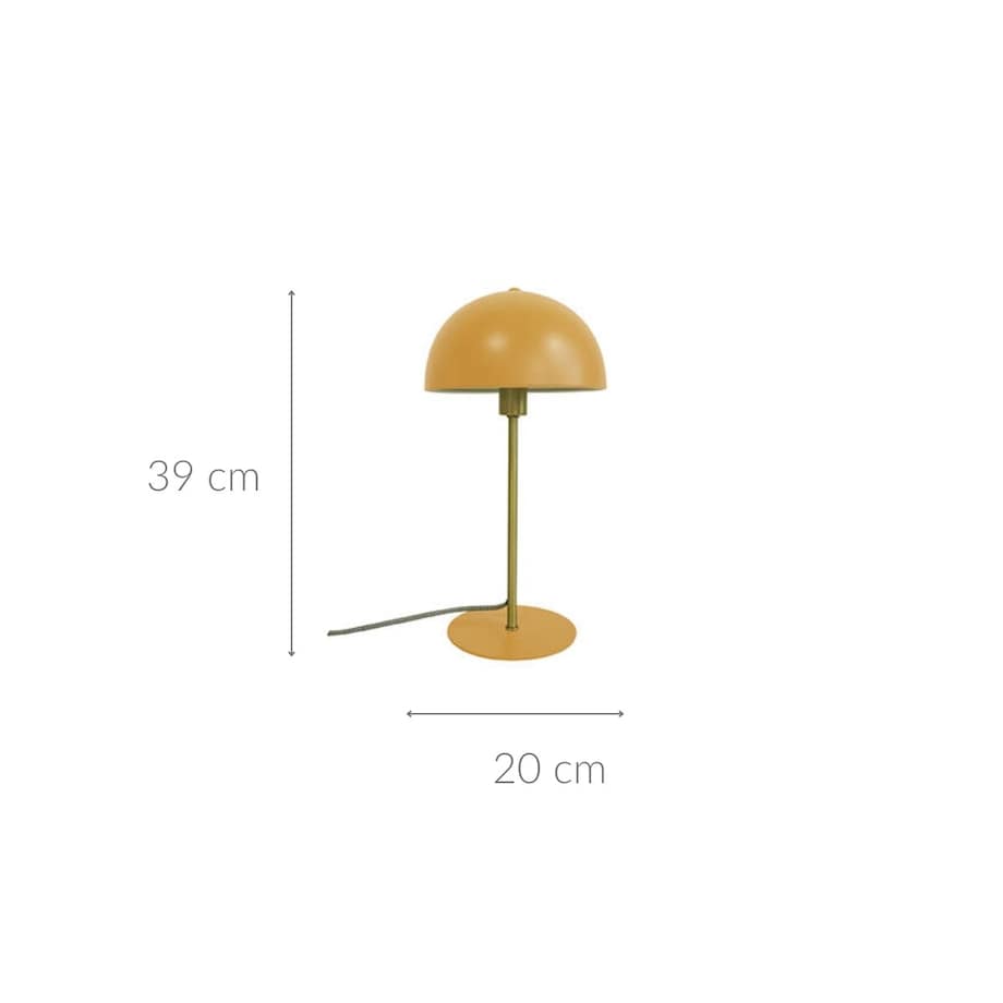 Lampa stołowa grzybek BONNET, Ø 20 cm