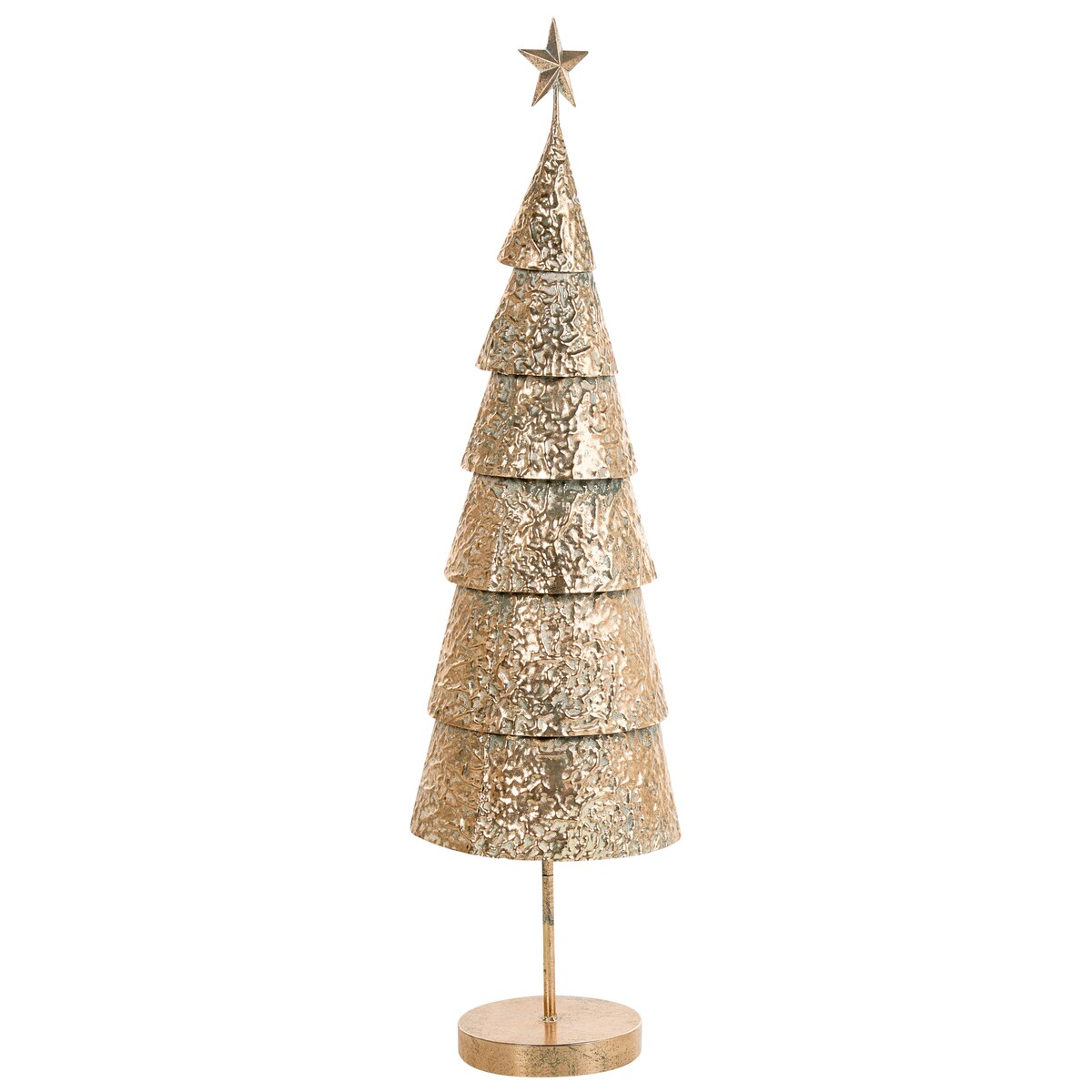 Dekoracja świąteczna PORVOO 110 cm Choinka Złoty