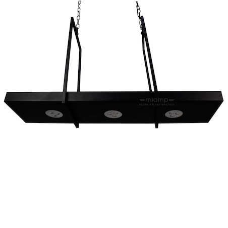 Rustykalna LAMPA zwieszana TRAY 105780 Markslojd metalowa OPRAWA wisząca zwis LED 9W 3000K na łańcuchu belka czarna