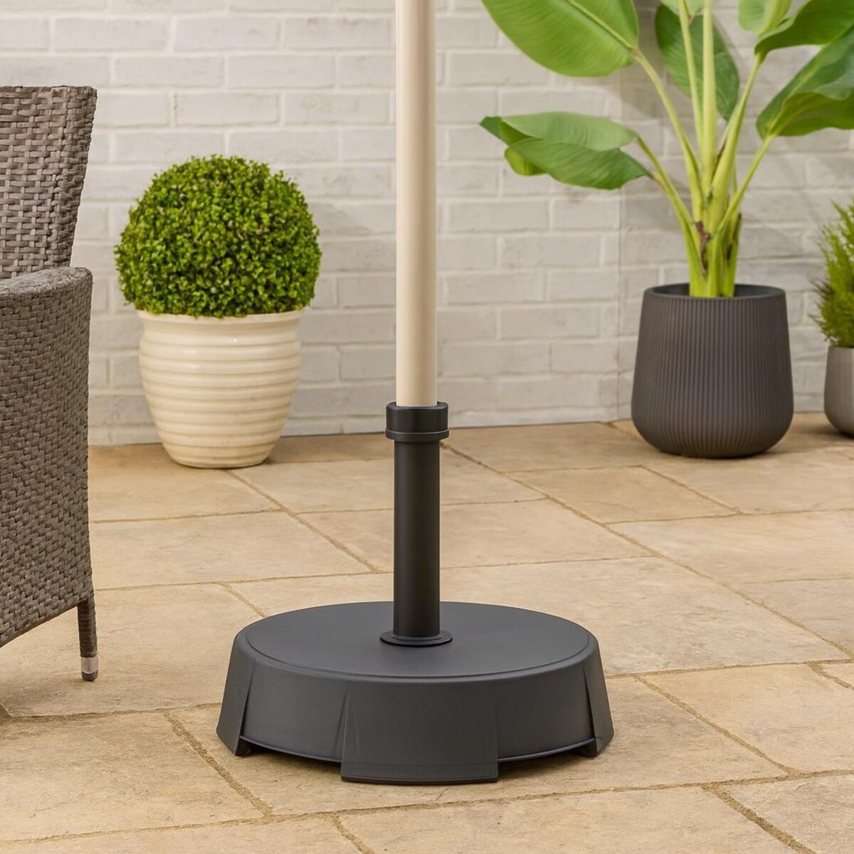Podstawa parasola, Ø 46 cm, szary