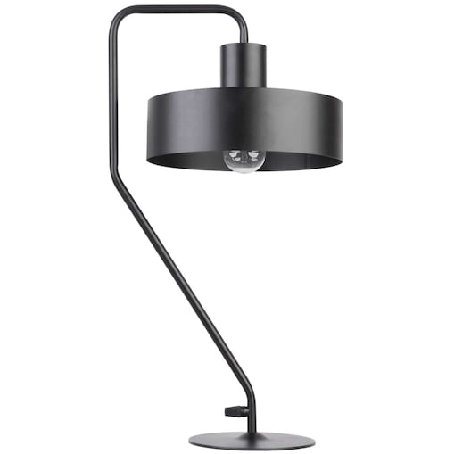 Stojąca LAMPKA gabinetowa VASCO 50118 Sigma metalowa LAMPA stołowa czarna