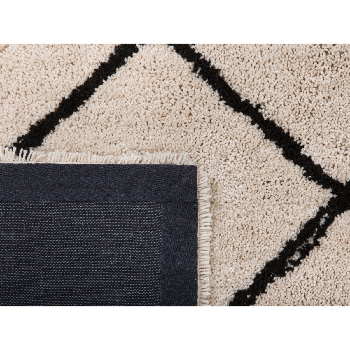 Dywan shaggy 140 x 200 cm beżowy ADALAR