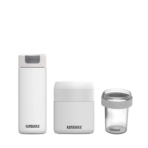 Kambukka kubek termiczny + lunchbox + pojemnik Zestaw Lunch Trio