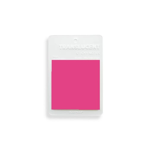 Transparentne kolorowe karteczki – RÓŻOWE