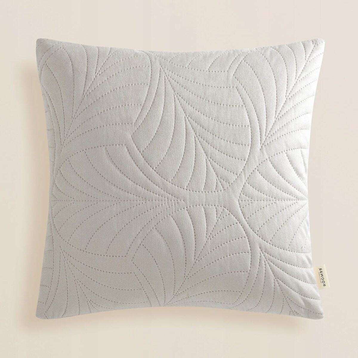 Poszewka Dekoracyjna Ozdobna Velur 45 x 45 Welurowa Feel Szara na Sofę Kanapę