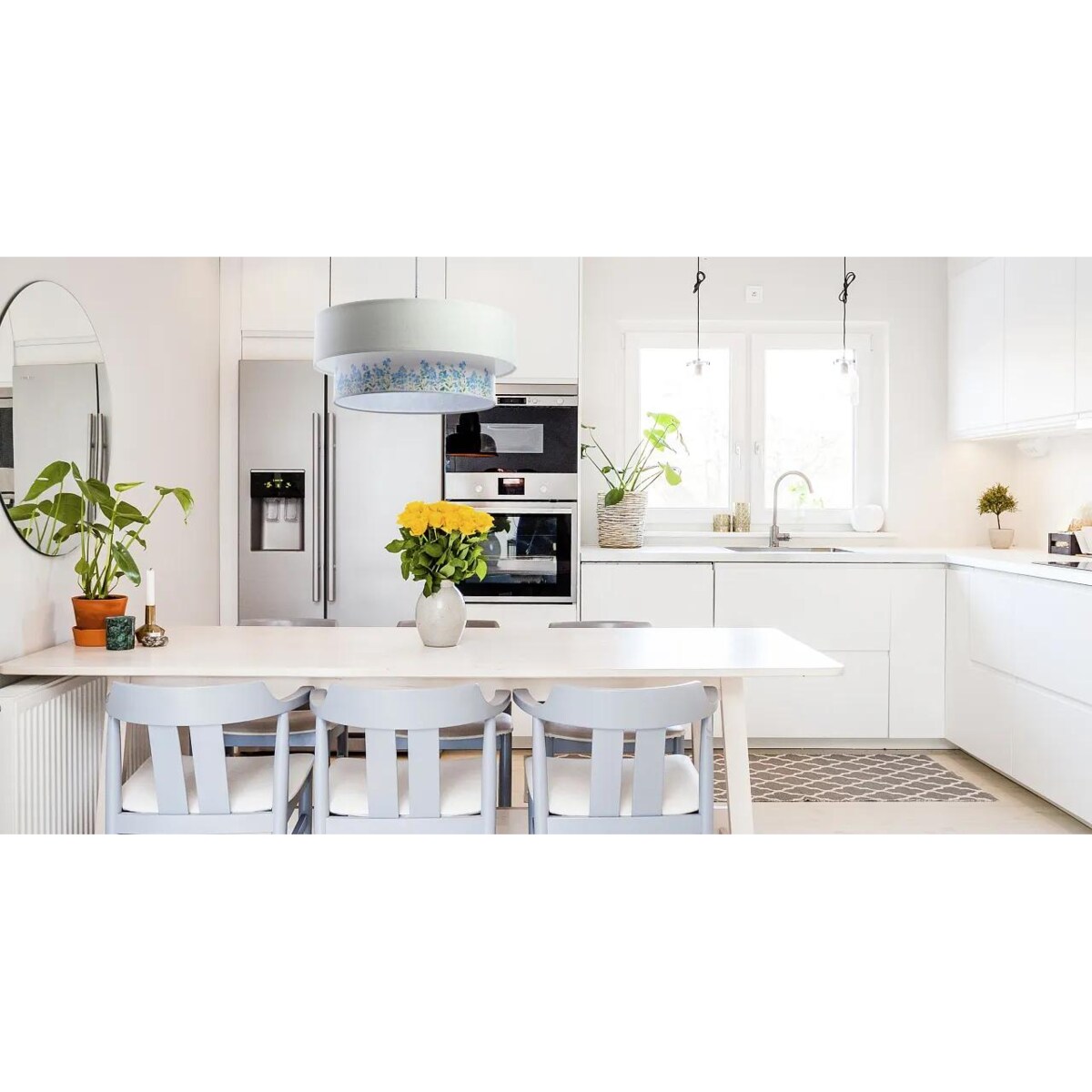 Lampa wisząca DOUBLE FLOWER 50 biała