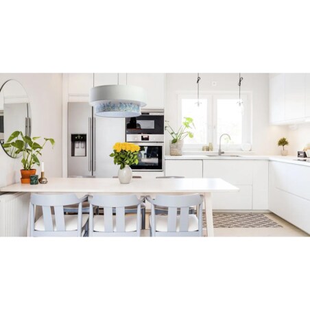 Lampa wisząca DOUBLE FLOWER 50 biała