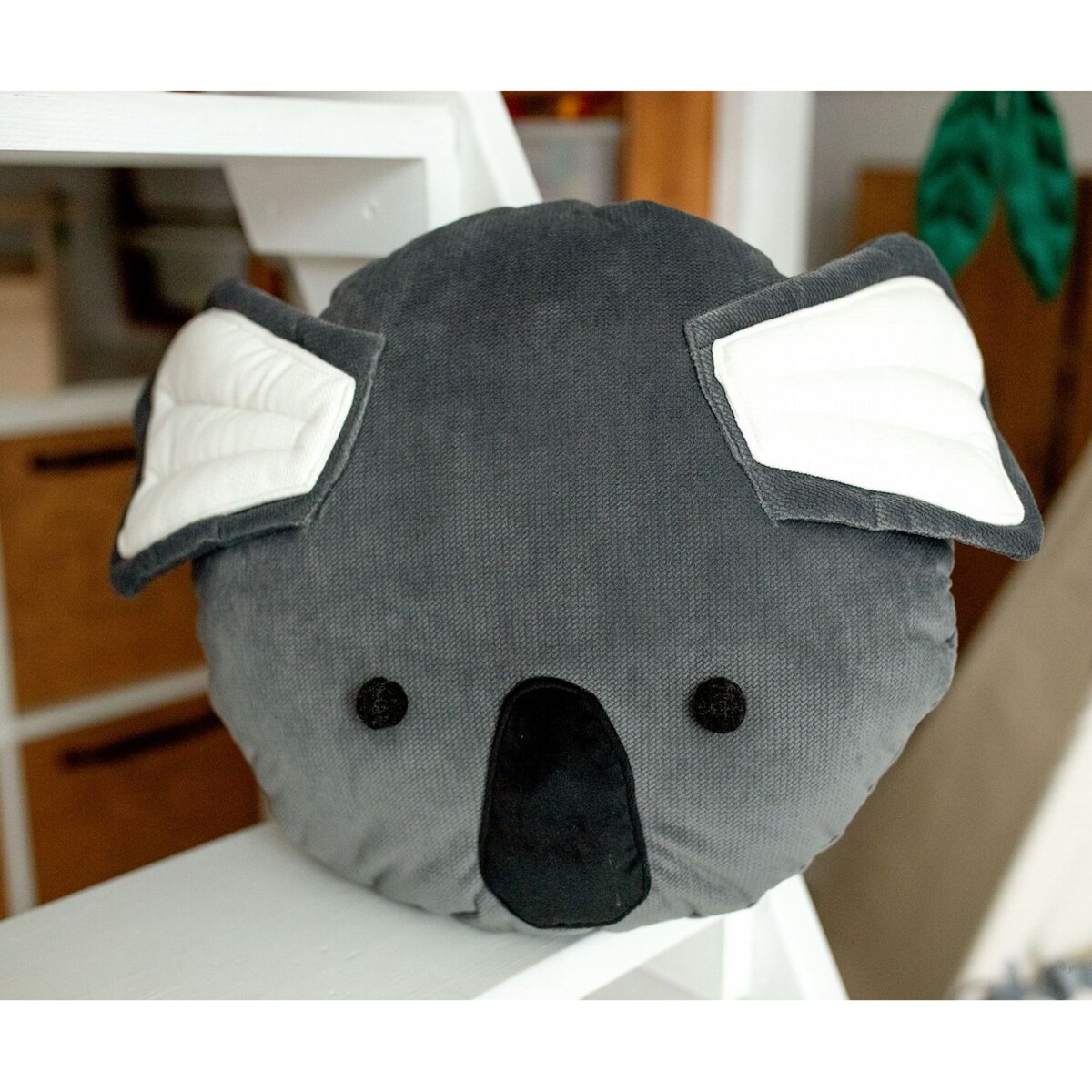 Poduszka Koala, szara dekoracyjna poduszka