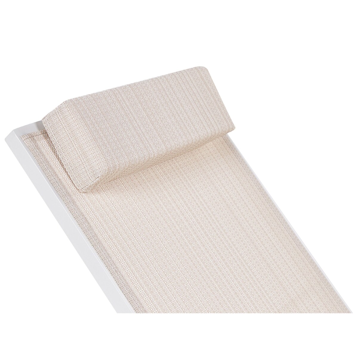 Leżak ogrodowy beżowy CATANIA II