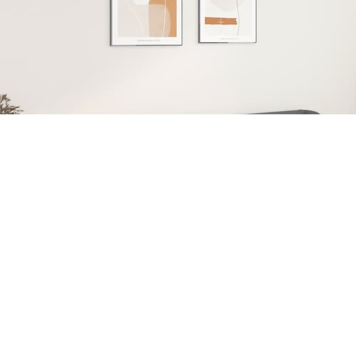 vidaXL Zagłówek uszak, szary, 203x23x78/88 cm, sztuczna skóra