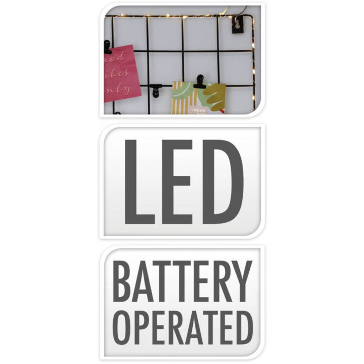 Ramka ścienna z oświetleniem LED,