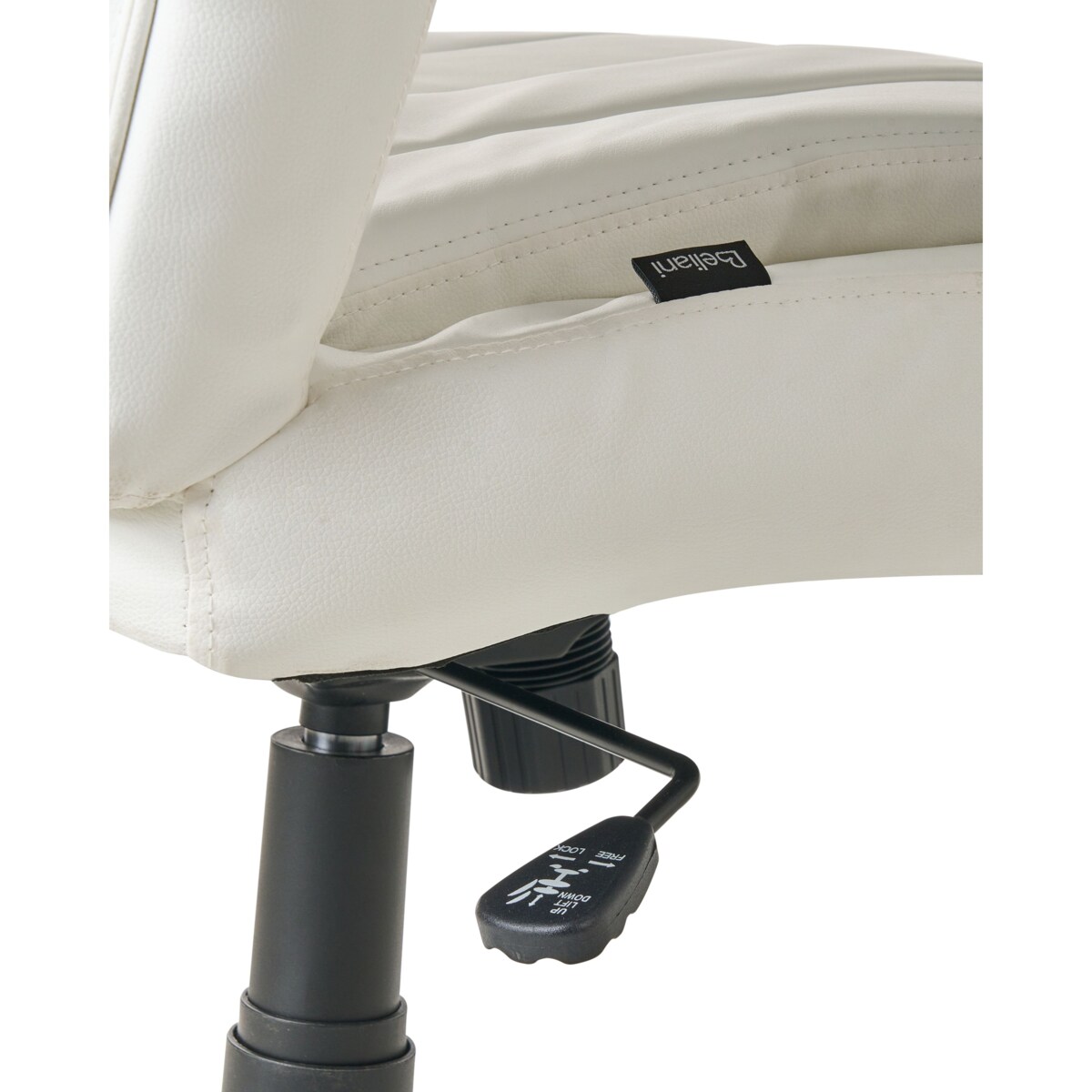 Fotel biurowy Obrotowy CHIEF Ekoskóra Złamana biel