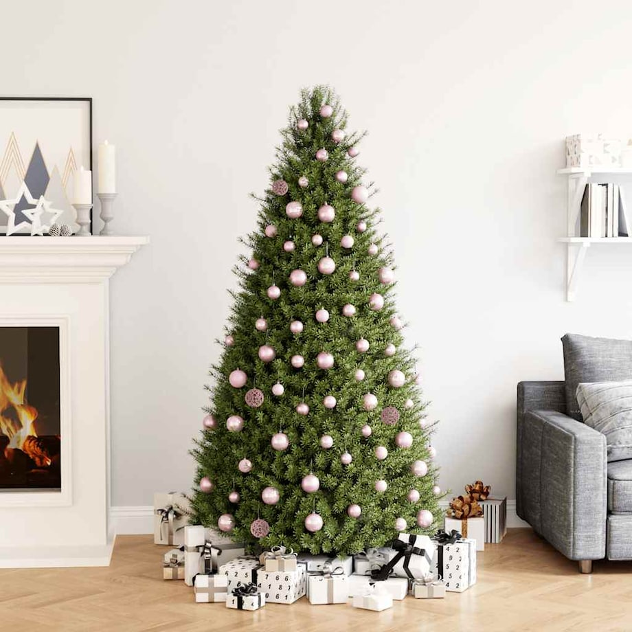 vidaXL Zestaw bombek, 100 elementów, różowy