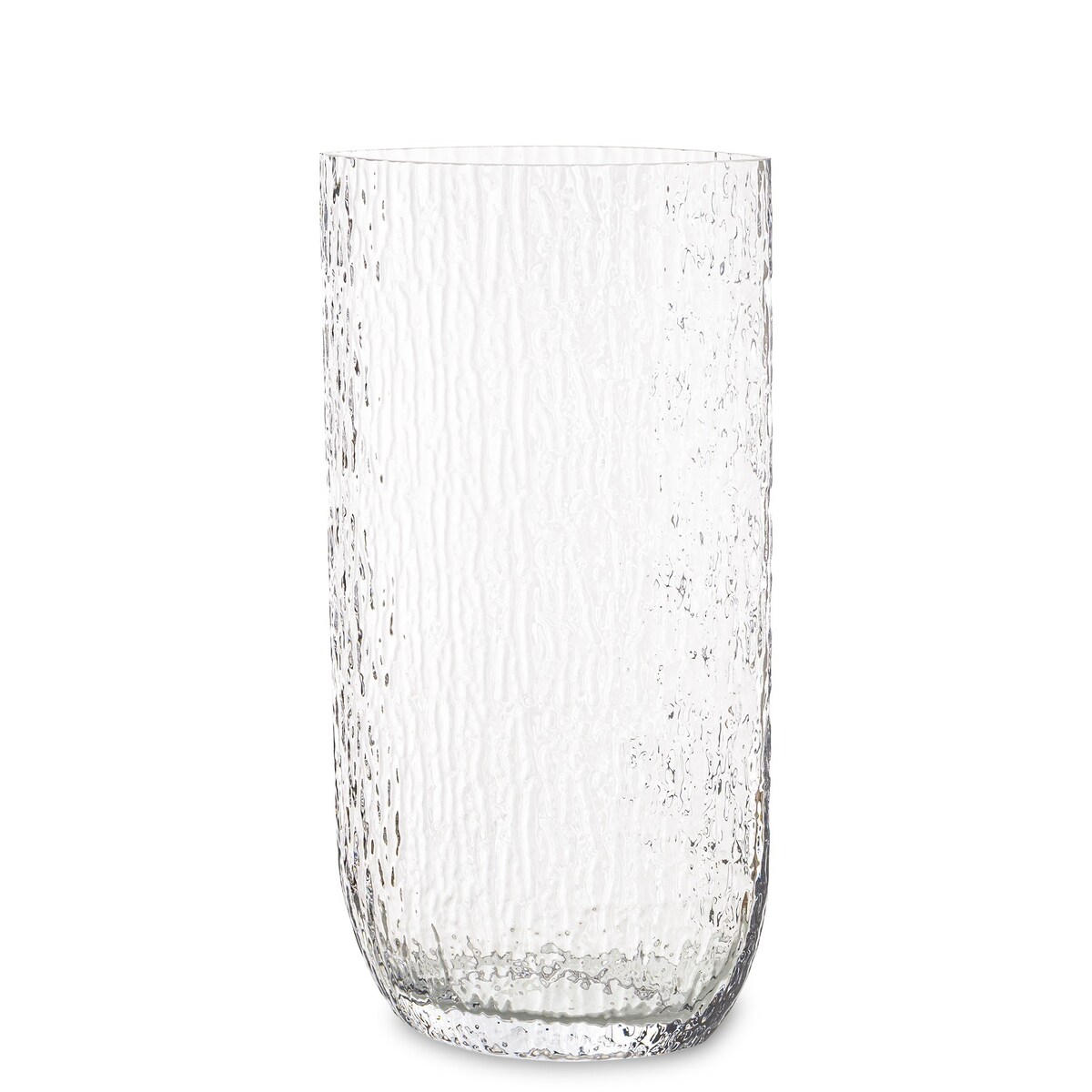 Wazon szklany mrożony 31x16x9,5 cm AGRIETADO-2